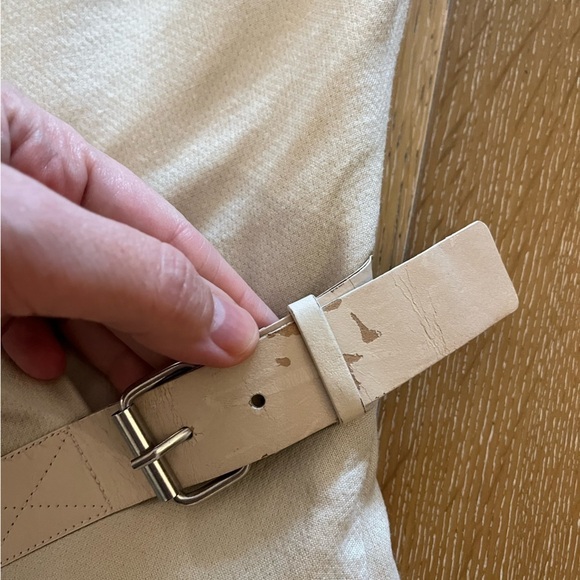 Helmut Lang cream belted dress - Picture 7 of 16